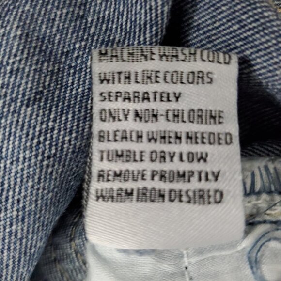 🏆137 Blue Savvy High Waist Distressed Jean Shorts - Picture 4 of 5